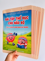 BÀI TẬP THỂ DỤC NÃO BỘ TẬP 3 KHỔ A4