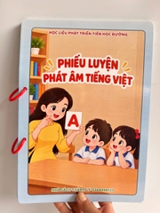 Phiếu luyện phát âm tiếng Việt khổ A4