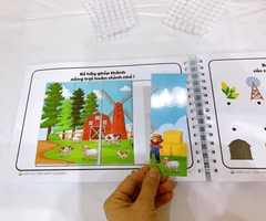 Bộ Sách Bóc Dán - Bé Bận Rộn