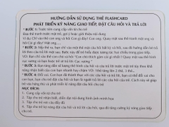Bộ thẻ Đặt và trả lời câu hỏi 5 chủ đề (150 thẻ)