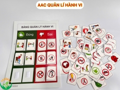 Bảng AAC quản lý hành vi