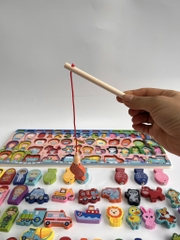 Bảng gỗ số 5 in 1