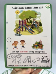 Flashcard mở rộng câu theo tranh tập 2 (cán bóng)