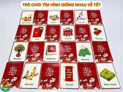 Tìm hình giống nhau (chủ đề Tết)