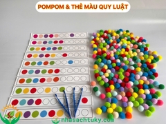 Pompom và thẻ học quy luật