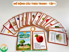 Flashcard mở rộng câu theo tranh (dạy bé học nói tập 1)
