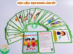 Học liệu Bạn đang làm gì A6 Cán Bóng