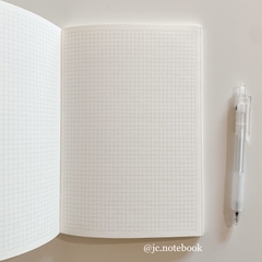 Sổ Tay Note For Basic A5 Ruột Grid Notebook Bìa Trắng