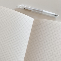 Sổ Tay Note For Basic A5 Ruột Grid Notebook Bìa Trắng