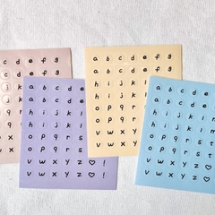 Tấm Sticker Chữ Cái Alphabet mini
