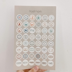 Sticker Tròn Họa Tiết