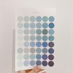 Sticker Tròn Họa Tiết
