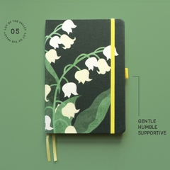 Sổ Tay Bìa Vải Linen Birth Flower Journal Collection