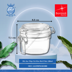 Hủ Nắp Cài Kín Hơi Fido Bormioli Rocco Thủy Tinh