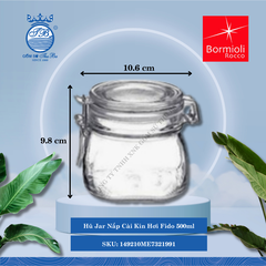 Hủ Nắp Cài Kín Hơi Fido Bormioli Rocco Thủy Tinh