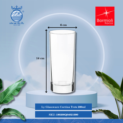 Ly Cortina (Nhiều Size) Bormioli Rocco Thủy Tinh