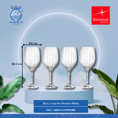 Bộ 4 Ly Rượu Florian Bormioli Rocco Thủy Tinh