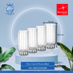 Bộ 4 Ly Florian Bormioli Rocco Thủy Tinh
