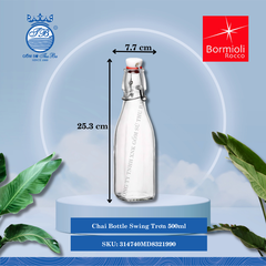 Chai Vuông Swing Bormioli Rocco Thủy Tinh