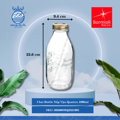 Chai Quattro Bormioli Rocco Thủy Tinh