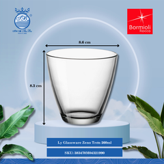 Ly Zeno (Nhiều Màu) Bormioli Rocco Thủy Tinh