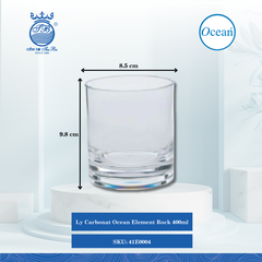 Ly Carbonat Element Clear Ocean Thủy Tinh