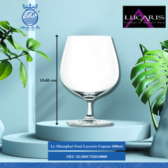 Ly Cognac Shanghai Soul 650ml Cao: 15.65cm 24 Cái/Thùng 6 Cái/Hộp Ocean Thủy Tinh 5LS03CN23G0000
