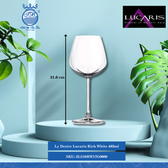 Ly Rich White Desire 485ml Cao: 21.6cm 24 Cái/Thùng 6 Cái/Hộp Ocean Thủy Tinh 5LS10RW17G0000