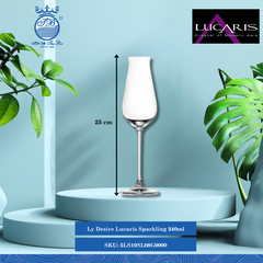 Ly Sparkling Desire 240ml Cao: 25cm 24 Cái/Thùng 6 Cái/Hộp Ocean Thủy Tinh 5LS10SL08G0000