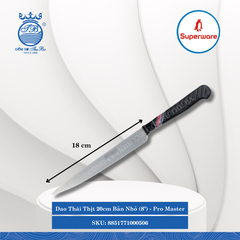 Dao Thái Thịt 20Cm (8") Pro Master (Nhiều Loại) Superware Inox