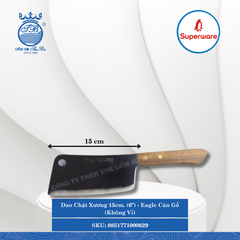 Dao Chặt Xương Eagle Cán Gỗ (Không Vĩ) (Nhiều Size) Superware Inox