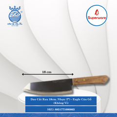 Dao Cắt Rau Eagle Cán Gỗ (Không Vĩ) (Nhiều Size, Nhiều Loại) Superware Inox