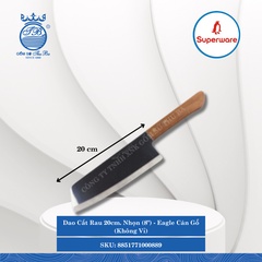 Dao Cắt Rau Eagle Cán Gỗ (Không Vĩ) (Nhiều Size, Nhiều Loại) Superware Inox