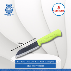 Dao Kava Xanh (Không Vỉ) (Nhiều Size) Superware Inox