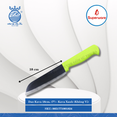 Dao Kava Xanh (Không Vỉ) (Nhiều Size) Superware Inox