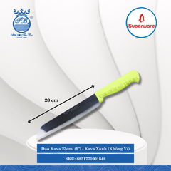 Dao Kava Xanh (Không Vỉ) (Nhiều Size) Superware Inox