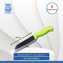 Dao Kava Xanh (Vỉ) (Nhiều Size) Superware Inox