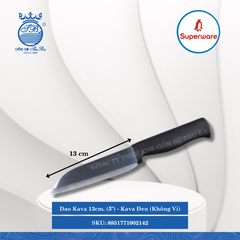 Dao Kava Đen (Không Vỉ) (Nhiều Size) Superware Inox