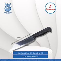 Dao Kava Đen (Vỉ) (Nhiều Size) Superware Inox