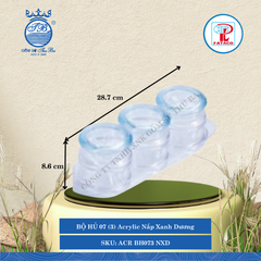 Bộ Hủ Gia Vị Acrylic (Nhiều Màu) Fataco Nhựa