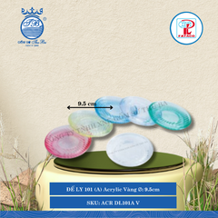 Đế Ly 101 (A) Acrylic (Nhiều Màu) Fataco Nhựa