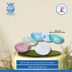 Đế Ly 101 (A) Acrylic (Nhiều Màu) Fataco Nhựa