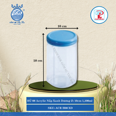 Hủ Acrylic (Nhiều Size, Nhiều Màu) Fataco Nhựa