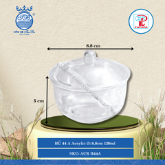 HŨ HU 44A, HU 45A Acrylic (Nhiều Size) Fataco Nhựa