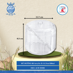HŨ HĐ 05N, HĐ 05, HĐ 05L Acrylic (Nhiều Size) Fataco Nhựa