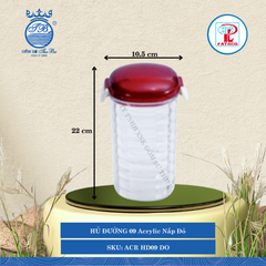 HŨ HĐ 07, HĐ 08, HĐ 09 Acrylic (Nhiều Size) Fataco Nhựa