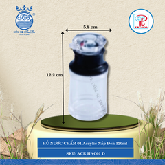 HŨ ĐỰNG NƯỚC CHẤM NC 01 Acrylic (Nhiều Màu) Fataco Nhựa