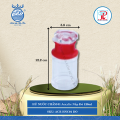 HŨ ĐỰNG NƯỚC CHẤM NC 01 Acrylic (Nhiều Màu) Fataco Nhựa