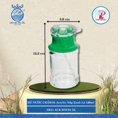 HŨ ĐỰNG NƯỚC CHẤM NC 01 Acrylic (Nhiều Màu) Fataco Nhựa