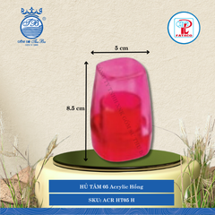HŨ TĂM HT 05 Acrylic (Nhiều Màu) Fataco Nhựa